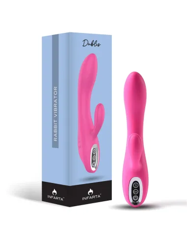 Rabbit vibrator dublis | Infarta toys | Rabbits