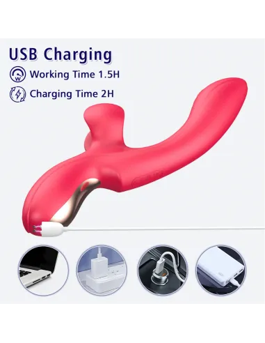 G-spot vibrator with flapping tickler doucetap | Infarta toys | Rabbits