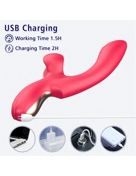 G-spot vibrator with flapping tickler doucetap | Infarta toys | Rabbits