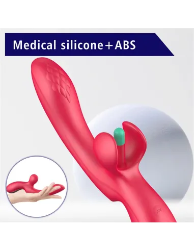 G-spot vibrator with flapping tickler doucetap | Infarta toys | Rabbits