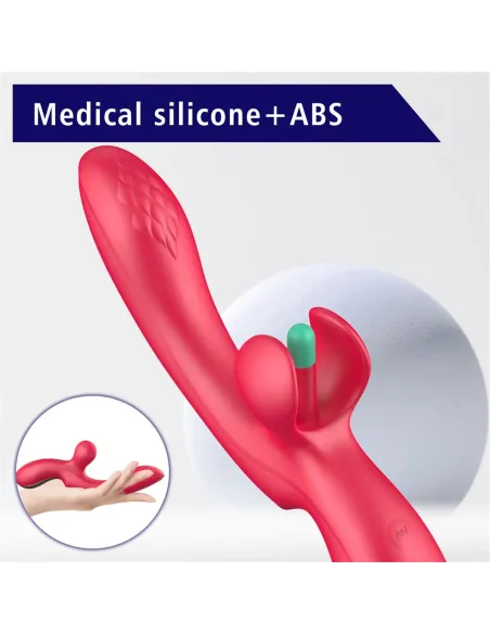 G-spot vibrator with flapping tickler doucetap | Infarta toys | Rabbits