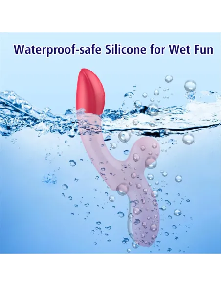 G-spot vibrator with flapping tickler doucetap | Infarta toys | Rabbits