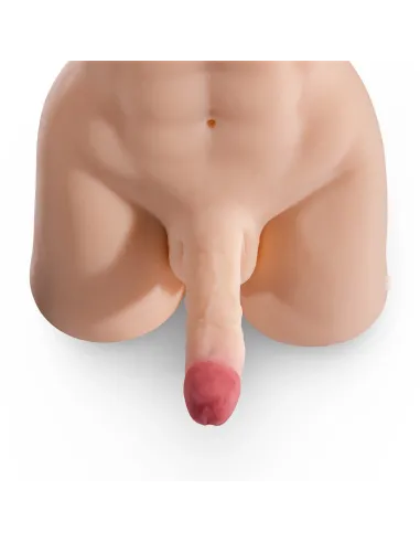 Herculex – realistic male torso with erect dildo penis and vibrator | Infarta toys | Torsos