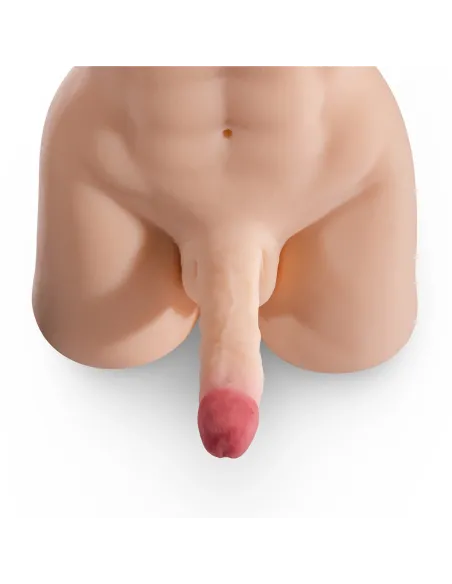 Herculex – realistic male torso with erect dildo penis and vibrator | Infarta toys | Torsos