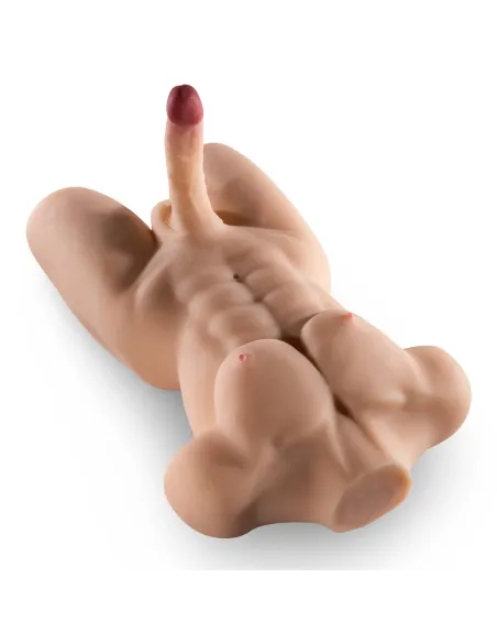 Herculex – realistic male torso with erect dildo penis and vibrator | Infarta toys | Torsos