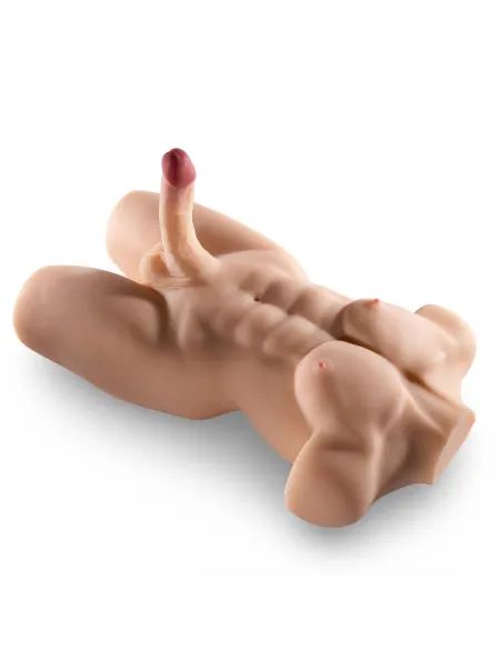 Herculex – realistic male torso with erect dildo penis and vibrator | Infarta toys | Torsos