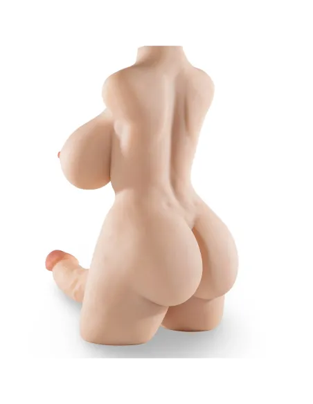 Trans supreme – 4-in-1 torso with boobs, pussy, ass & dildo penis with vibrator | Infarta toys | Torsos