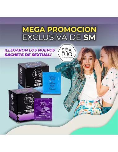 Gel lubricante intimo rosas sachet 10ml x 12 unidades | Sextual | Anales