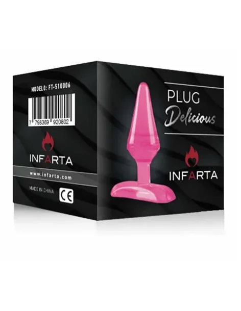 Mini plug anal 6cm pink - rosa | Infarta toys | Plugs