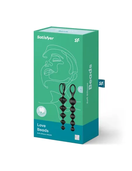 Love beads set of 2 black | Satisfyer | Varitas y bolas
