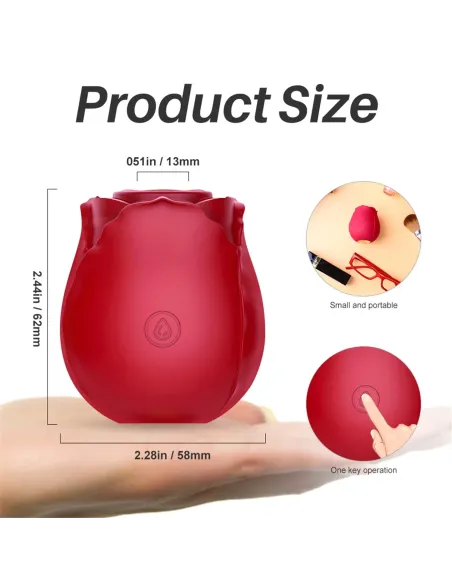 Rosa succionadora - midnight | S-hande | Succionadores