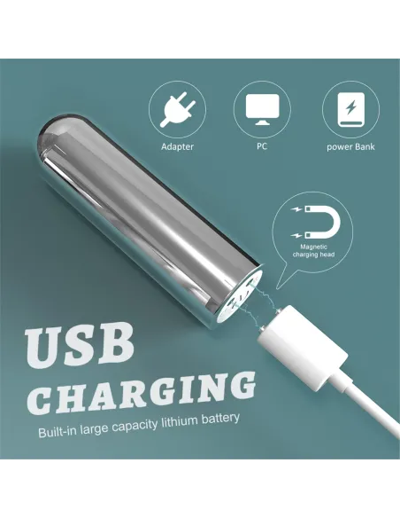 Vibrador scott recargable 10 funciones | S-hande | Estimuladores clítoris