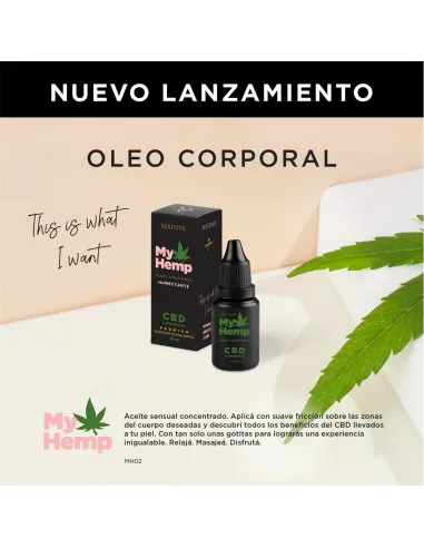 Oleo orgasmico estimulante my hemp -15ml | Sexitive | Corporales