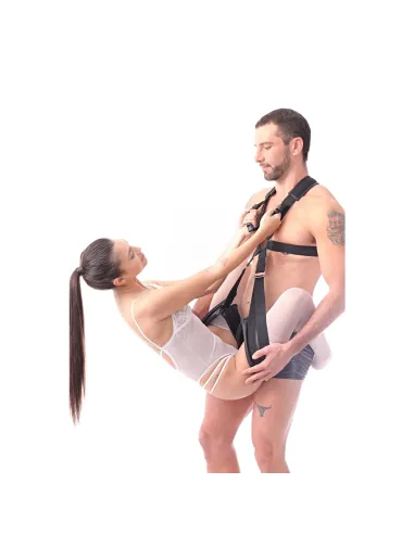 Arnés hamaca de pareja con manillar | Infarta fetish | Kits