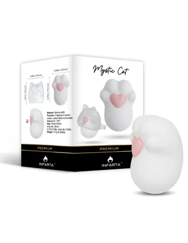 Tapping & suction airpulse mystic cat | Infarta toys | Premium