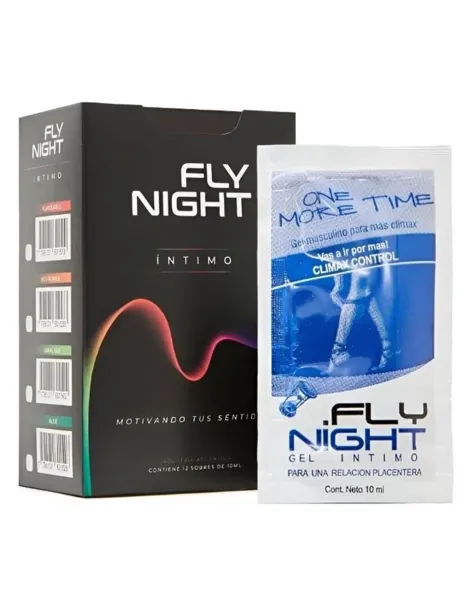 Caja x12 sachet gel retardante one more time 10ml | Fly night | Retardante