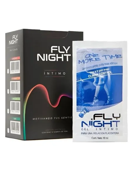 Caja x12 sachet gel retardante one more time 10ml | Fly night | Retardante