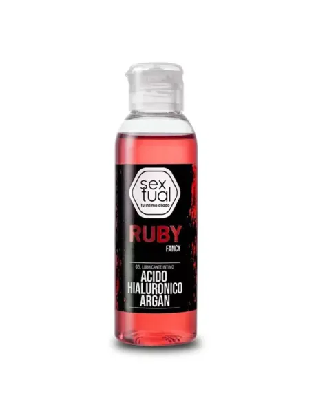 Gel lubricante intimo ruby acido hialuronico y argan 80 ml | Sextual | Intimos