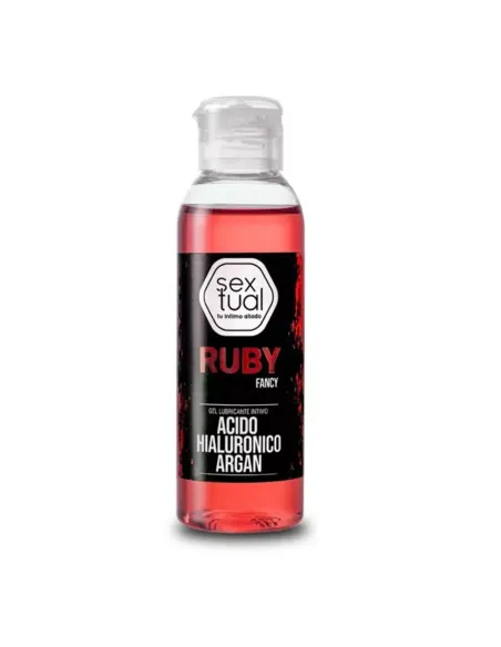 Gel lubricante intimo ruby acido hialuronico y argan 80 ml | Sextual | Intimos