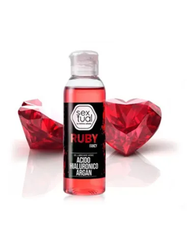 Gel lubricante intimo ruby acido hialuronico y argan 80 ml | Sextual | Intimos
