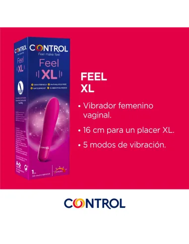 Vibrador feel xl | Control | Estimuladores clítoris