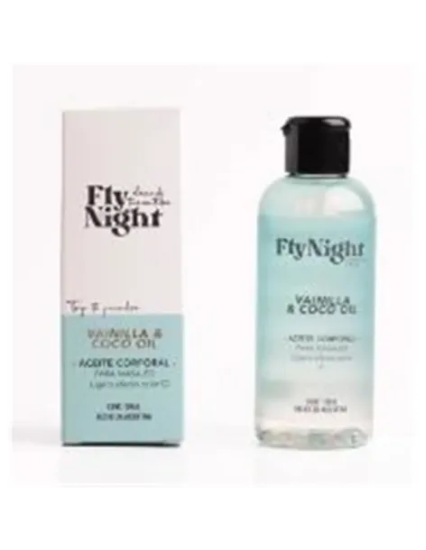 Aceite masaje corporal coco y vainilla 100ml | Fly night | Corporales