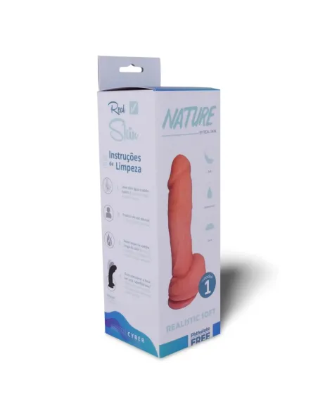 Nature nude n 1 - 16.5 x 4 cm - introducibles 13cm - | Caiman | Dildos macizos