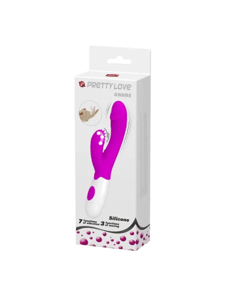 Vibrador andre 10 funciones silicona | Pretty love | Vibradores