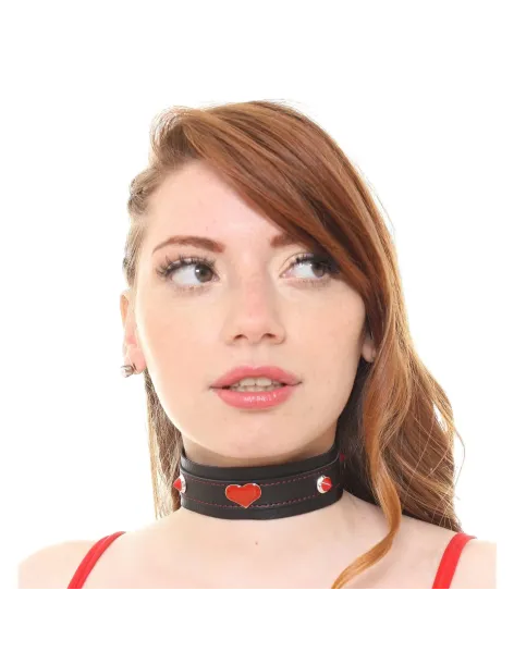 Collar choker corazon rojo | Infarta fetish | Accesorios y outfits