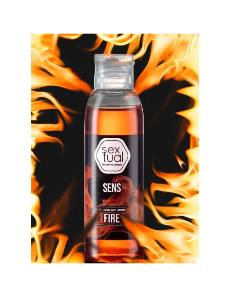 Gel lubricante intimo fire 80ml | Sextual | Efecto calor