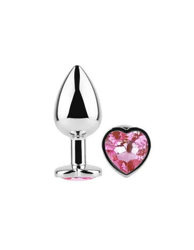 Anal plug heart love metal large pink | Infarta toys | Plugs