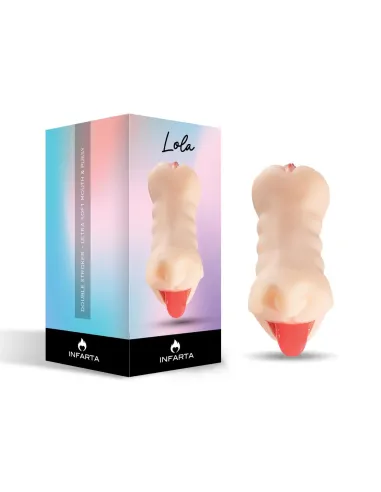 Masturbator lola – 2-in-1 mouth & pussy stroker | Infarta toys | Masturbadores