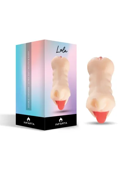 Masturbator lola – 2-in-1 mouth & pussy stroker | Infarta toys | Masturbadores