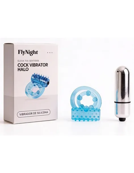 Anillo vibrator halo azul / c9041 | Fly night | Anillos