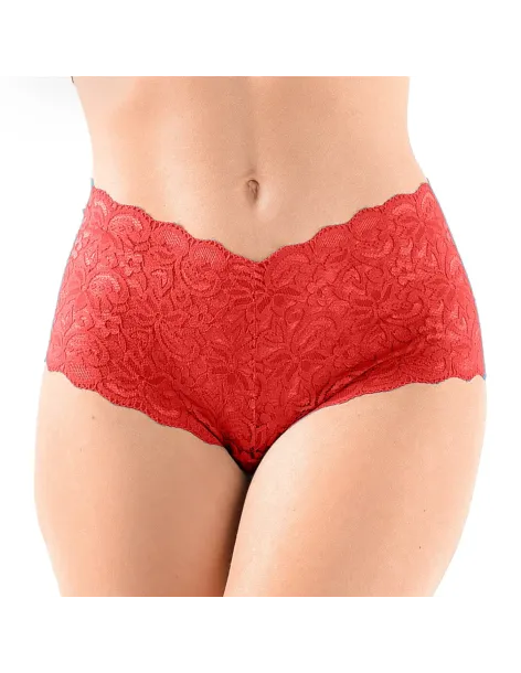 Culotte de puntilla rojo | Malena | Culotte