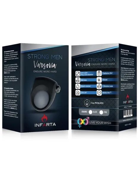 Anillo vibrador varsovia color surtido | Infarta toys | Anillos
