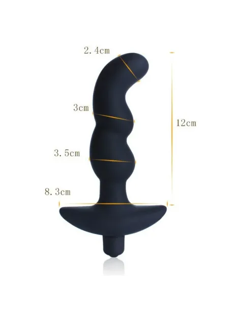 Plug anal silicona con vibrador | Infarta toys | Vibradores