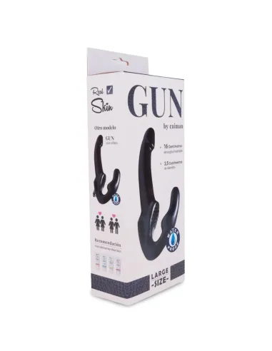 Gun macizo negro | Caiman | Strap on - cinturones