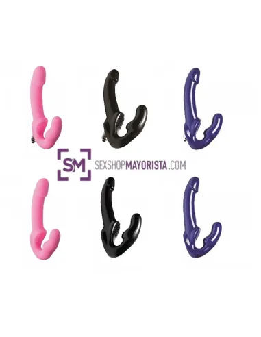 Gun micro vibro large azul | Caiman | Strap on - cinturones