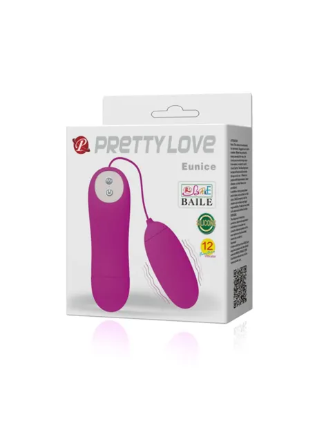 Huevo estimulador eunice - silicona | Pretty love | Estimuladores clítoris