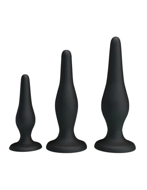 Set 3 consoladores anales silicona | Pretty love | Dildos