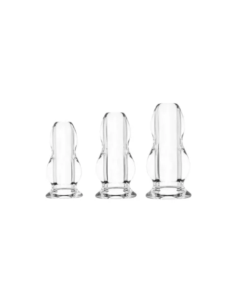 Plug anal see - (set de 3) - acrilico | S-hande | Dildos