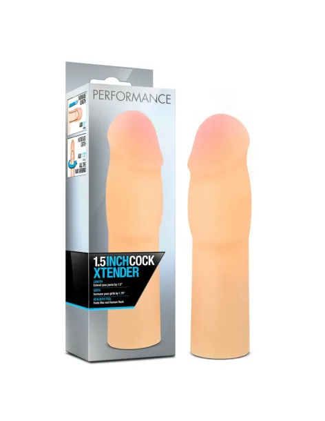 Performance - 1.5 inch cock xtender - beige | Blush | Fundas y extensiones