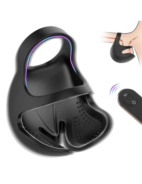 Vibrador chad testiculo 9 funciones recargable control remoto | S-hande | Erectores