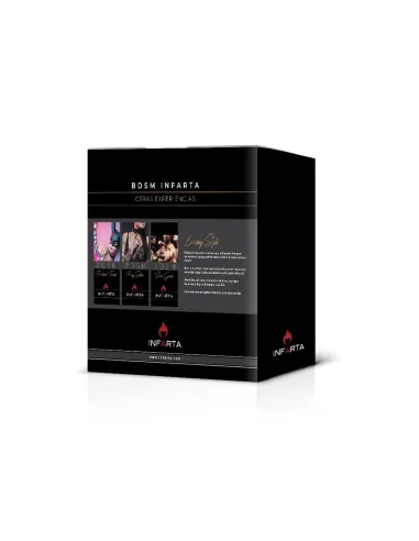 Kit luxury negro y herrajes dorados 9 piezas | Infarta fetish | Kits