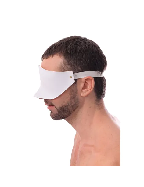 Antifaz luxury ciego reforzado blanco | Infarta fetish | Máscaras y antifaces