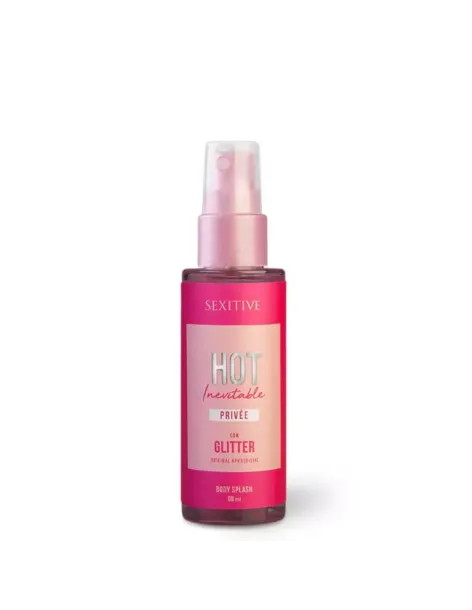 Body splash hot inevitable privée con glitter 60ml | Sexitive | Body splash