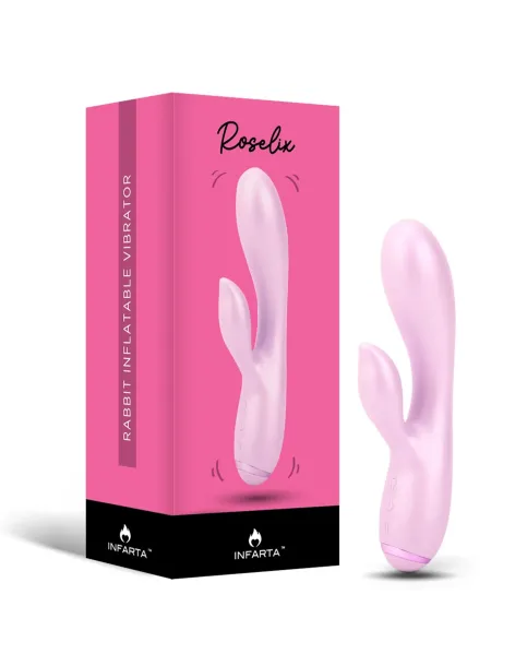 Rabbit vibrator roselix - ¡inflalo y disfrutá lo nuevo! | Infarta toys | Rabbits