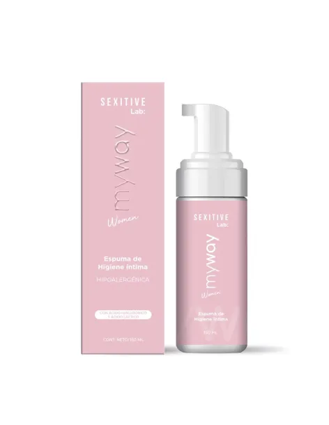 My way women - espuma de higiene intima | Sexitive | Cuidados íntimos
