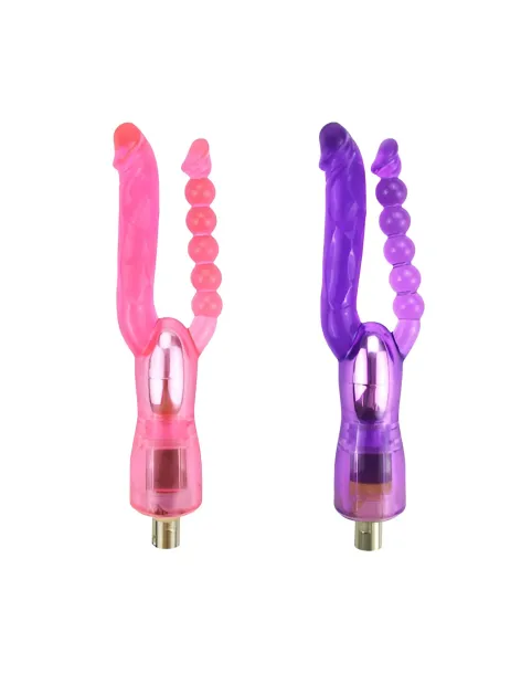 Double dildo accessory for sex machine / drillme compatible | Infarta toys | Sexmachine